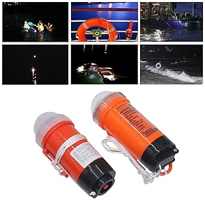 Amazon.co.jp: 2個 非常信号灯 LED警告灯 懐中電灯海中信号救難
