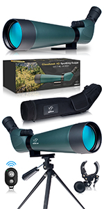 spotting scope birdwatching target shooting