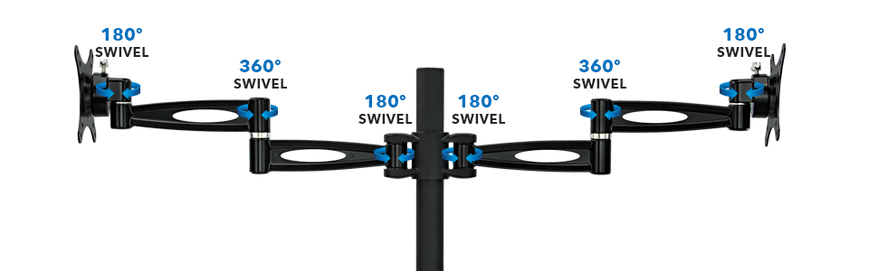 Dual Monitor Mount Arms