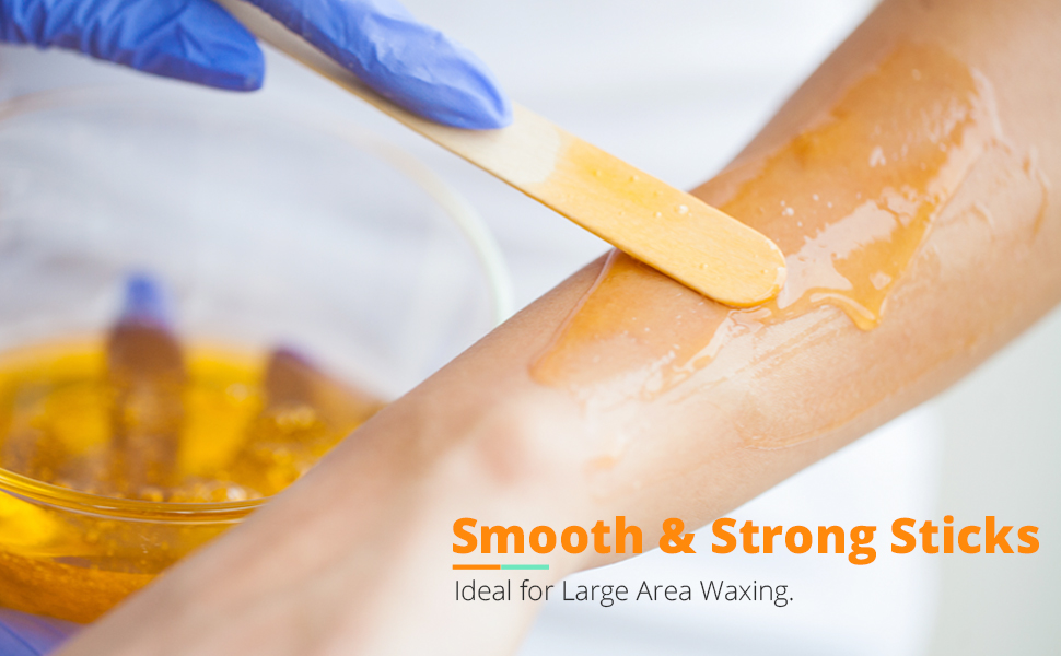 Zeenom 100 Popsicle Sticks for Crafts Wooden Craft Sticks