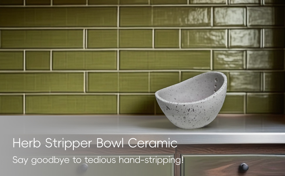 Kitchen gadgets stripper herbs cooking accessories garden fresh pottery bowl supplies vegetable cool