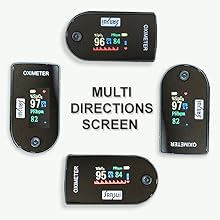 Sansui Digital Fingertip Pulse Oximeter (Black),