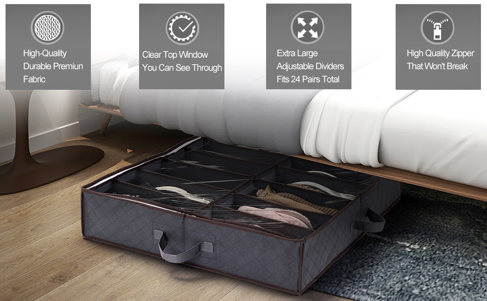 Under Bed Shoe Storage Organizer