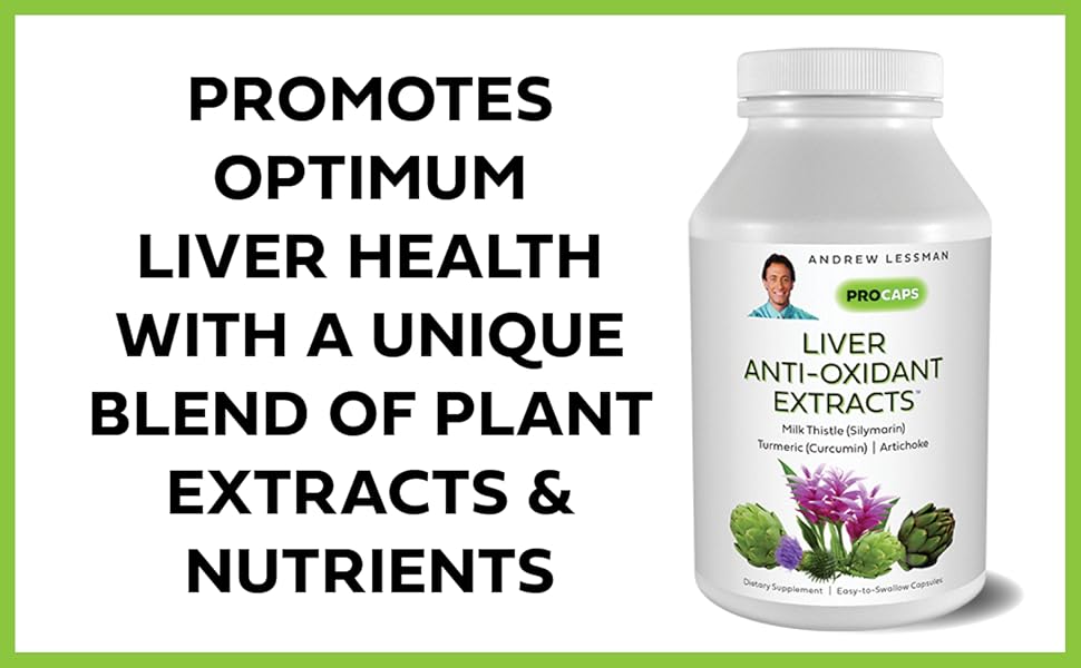 Andrew Lessman Liver AntiOxidant Extracts 120 Capsules