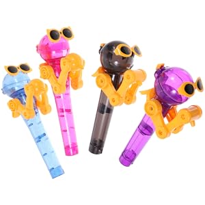 小物・アクセサリー Candylab Toys Amazon.com : Kisangel 4pcs Boys and Girls Lollipop Robot Toy