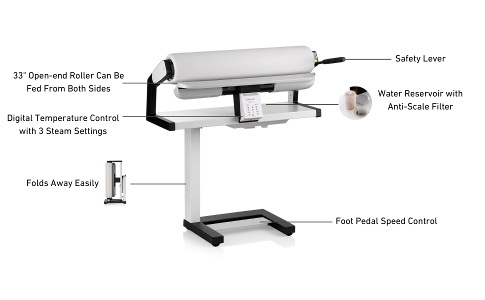 Reliable 100SR Rotary Steam Press Verve Steam Press With Foot Pedal