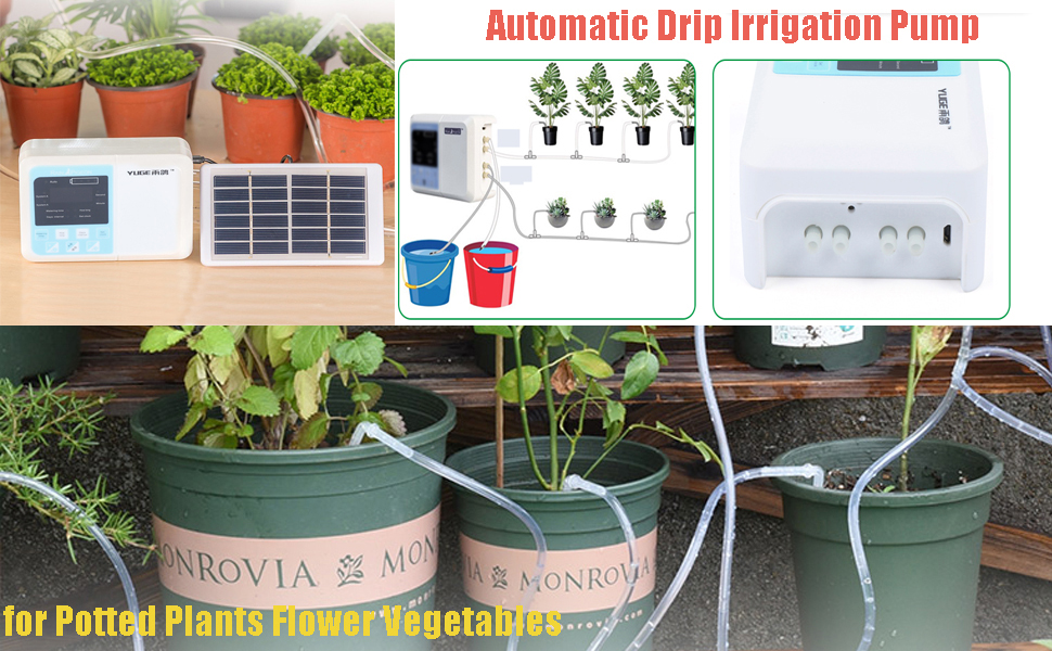 Automatic Drip Irrigation Pump Set, Self Watering System