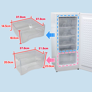 Amazon.co.jp: 前開き 冷凍ストッカー (冷凍庫) 1ドア(138L) RRS