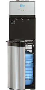 Brio Top Loading Countertop Water Cooler Dispenser with Hot Cold and Room Temperature Water