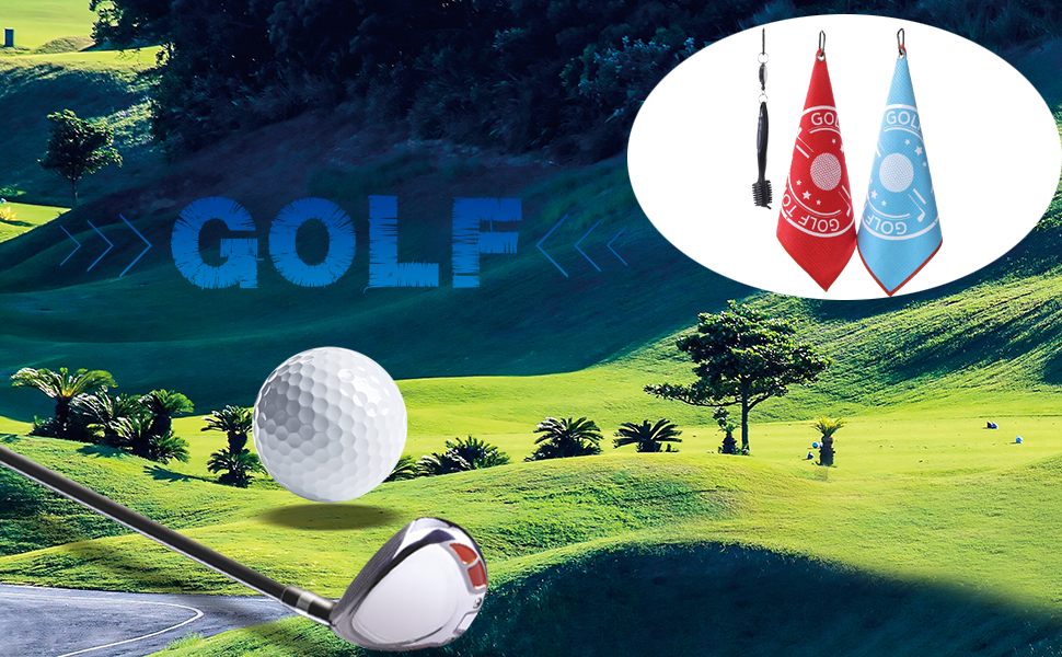 Amazon.com: CHARS 2 Pack Golf Towels (12