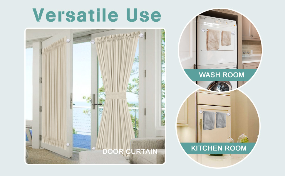 Curtain Rod 5/8" MultiUse Versatile Adjustable Appliance Rod