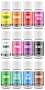 gel food coloring