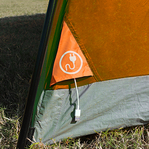 UNP Tents 6 Person Waterproof Windproof Easy Setup,Double Layer Family Camping Tent with 1 Mesh Door & 5 Large Mesh Windows -10'X9'X78in(H) 11 tents