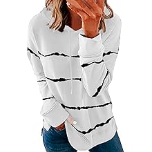 Hoodie Damen Mit Kapuze Gestreift