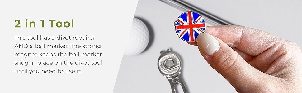 Divot tool and ball marker