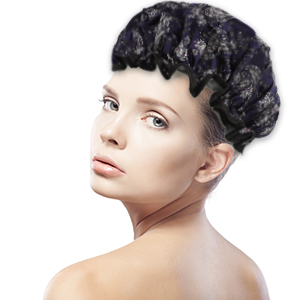 double layer shower cap