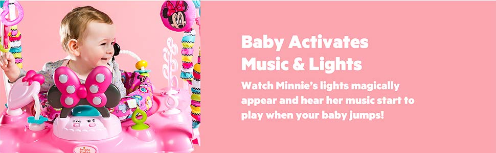 MINNIE MOUSE PeekABoo Activity Jumper