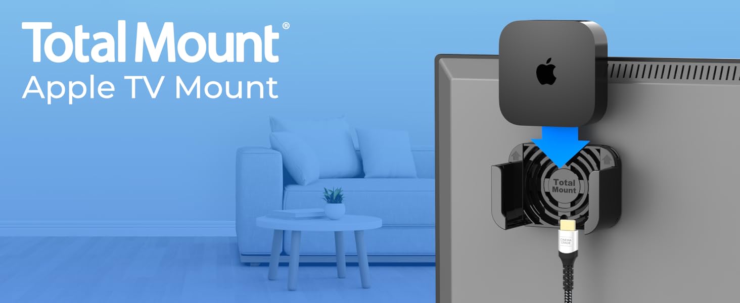 Amazon.com: TotalMount – Apple TV Mount – Compatible with