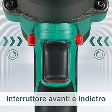 Avvitatore Ad Impulsi 18V, HYCHIKA 350Nm Avvitatori A Massa Battente 3000 IPM, 4.0Ah Batteria 18V, 3x Chiavi A Bussola Per 17/19/21mm, Caricatore Rapido, Mandrino 13mm (1/2), Con Valigetta Rigida 15 Avvitatore ad Impulsi