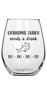 grandma shark needs a drink lovers accessories sayings novelty who st white christmas lover boxes
