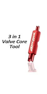 PRESTA AND SCHRADER VALVE CORE REMOVAL TOOL