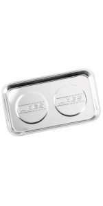 Large Magnetic Part Tray holds Screws, Sockets, Bolts, Pins, and Tools Super Strong 4 lb Magnets