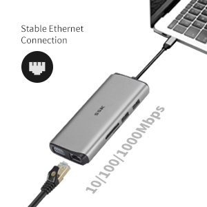 ssk 11 in 1 hub usb c type c buh docking station hub
