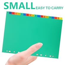 Amazon | HAPINARY 21個用 彩色バインダーディバイダー 書類整理