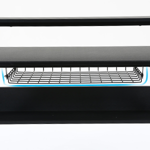 Under desk metal storage basket