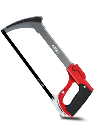 Scie à Métaux Multifonctionnelle Avec 6 Lames De Scie En Acier AIRAJ Scie à Métaux à Cadre Réglable Avec Lame Interchangeable Scie à Métaux Pour Couper Le Bois, L'acier, Les Tuyaux En PVC Et La Viande 13