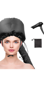 Bonnet Hood Hair Dryer Attachment