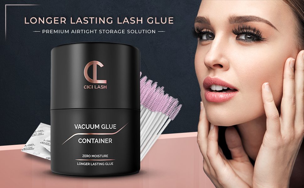 Lash Glue Holder Storage Container For Eyelash Extensions