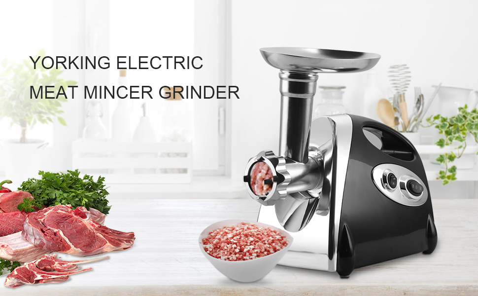 Yorking Electric Meat Mincer Grinder and Sausage Maker 2800 Watt Copper