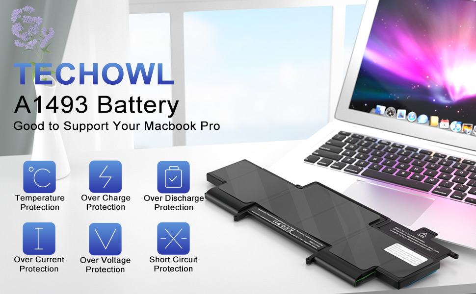 Amazon.com: Techowl A1502 Battery Replacement for MacBook
