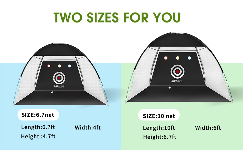 Two sizes you can choose