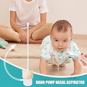Advanced Snot Tool: Our Baby Nose Sucker's anti-reflux mechanism and unidirectional air intake ensur