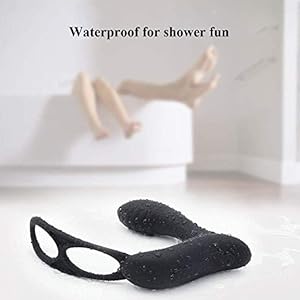 Anillo de Pene Vibrador Control Remote Masajeador de Próstata ...
