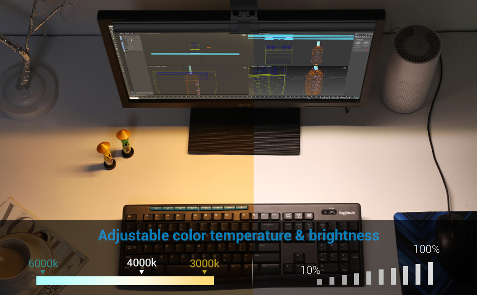 Quntis led monitor light Clearance