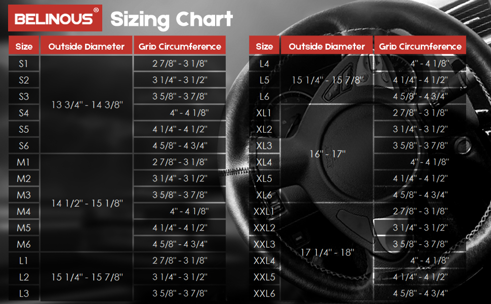 Amazon.com: Belinous Leather Car Steering Wheel Cover Lace Up, Stitch On  Wrap (Size M4, Black) : Automotive