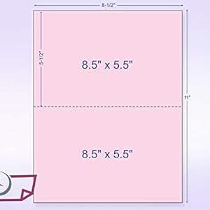 Amazon.com : NextDayLabels - Pack of 500 Sheets, 8-1/2 x 11