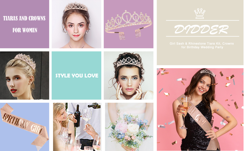 Birthday Crowns for Women