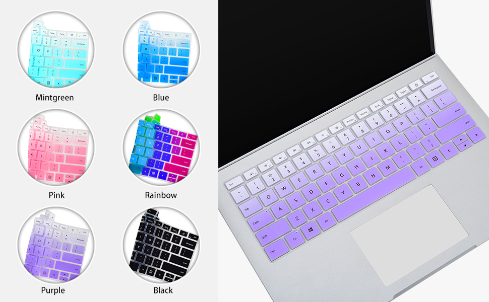Keyboard Cover for Microsoft Surface Laptop 5 4 3 13.5 & 15