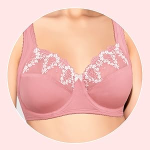 High coverage for great support yet works with more open necklines in outerwear