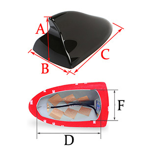 Car Shark Fin Antenna Cover Radio Aerials