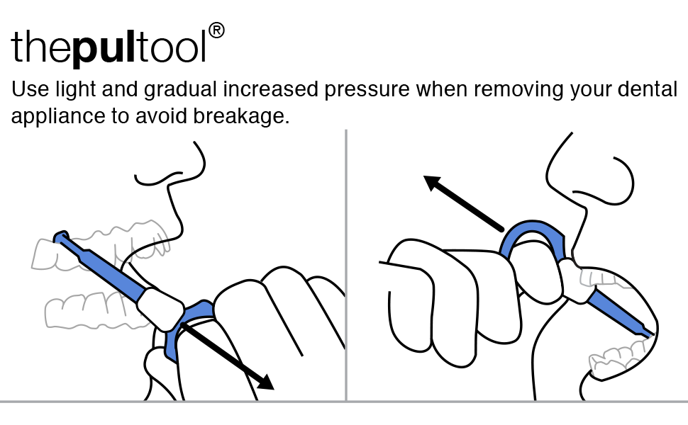 Clear Aligner Removal Tool for Invisalign by PULTOOL Smile Direct Club Removal Tool