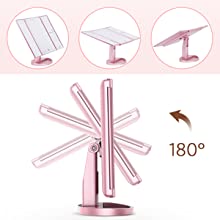 foldable makeup mirror