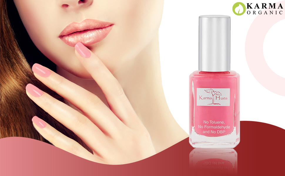 Karma Organic Nail Polish - Quick Dry Nail Lacquer, Non-Toxic, Vegan and Cruelty-Free Nail Paint Art