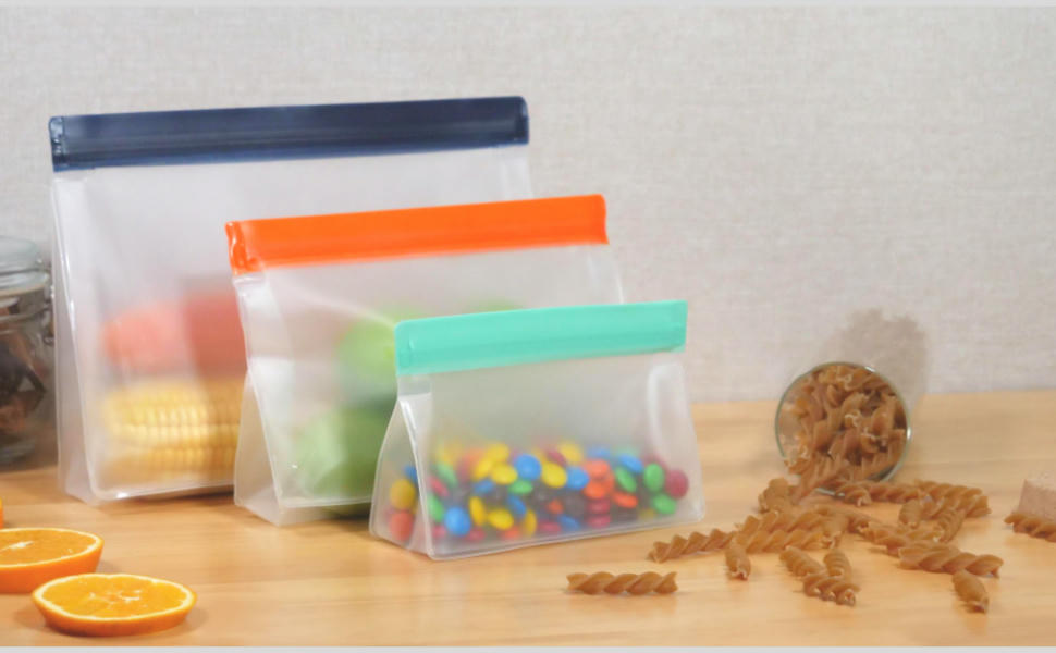 Stand up storage bags