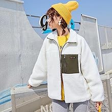 レディース ボアジャケット ボアコート アウターコート ブルゾン ボア もこもこ 防寒 カジュアル 冬 ゆったり アウトドア 暖かい