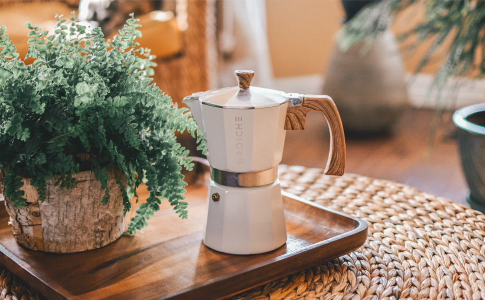 GROSCHE Milano Stovetop Espresso Maker Moka pot 3 espresso